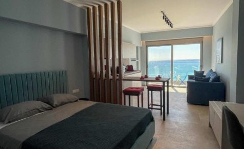 Charaki Sea Breeze Modern Studio with Balcony