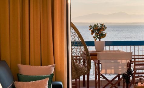 Seafront Luxury President Suite Aegean Sunset