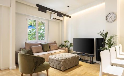 2 Bath Modern Suite Pagrati Next to Stadium