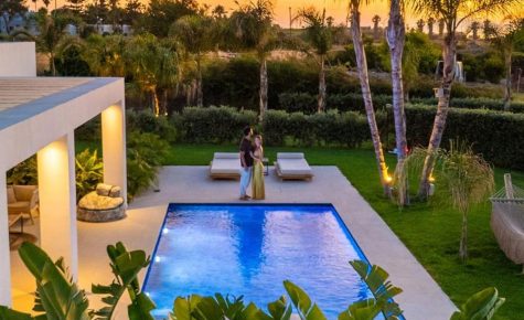 TAF Villas Beach Resort with Tesla